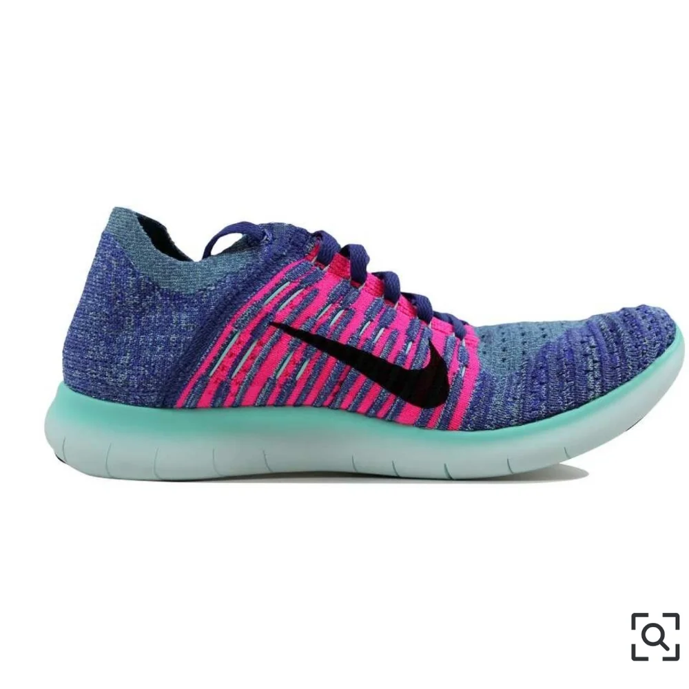 Nike Women’s Running Shoe in Purple, Pink & Teal with Black Swoosh